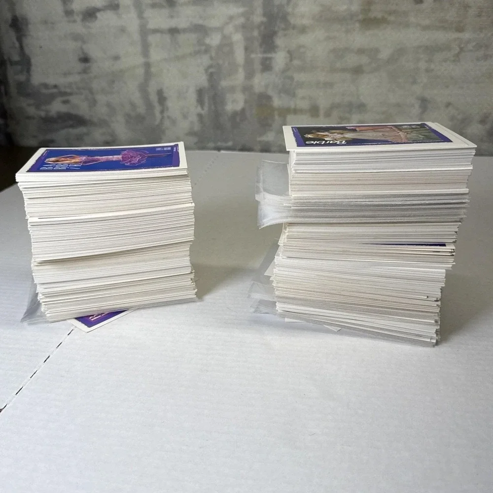 Vintage 1980s Assorted Barbie Mattel Trading Cards Lot 840 Fashion Facts